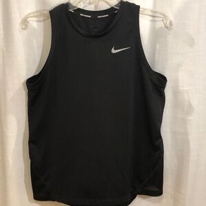 (1040) Nike Running, Dri-Fit Sleeveless Top, Ex. Cond. SZ M Black